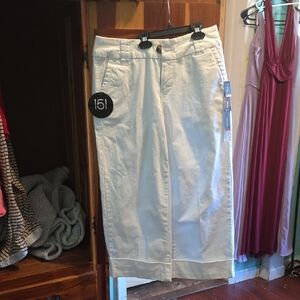 One 5 One Cream Wide Leg Pants